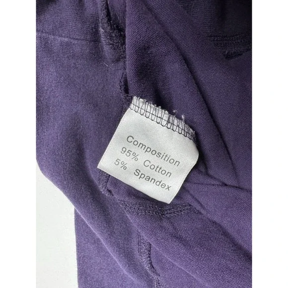 2 Latched Mama Purple Cowl Neck And Hooded Gray Sweatshirt size Large - Picture 14 of 15